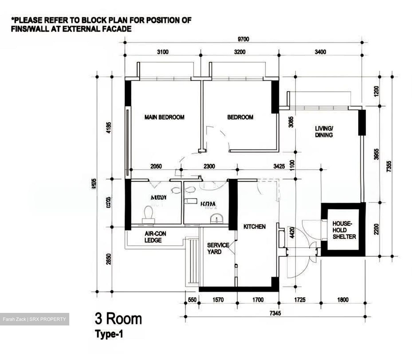 Blk 114B Alkaff Oasis (Toa Payoh), HDB 3 Rooms #611061061